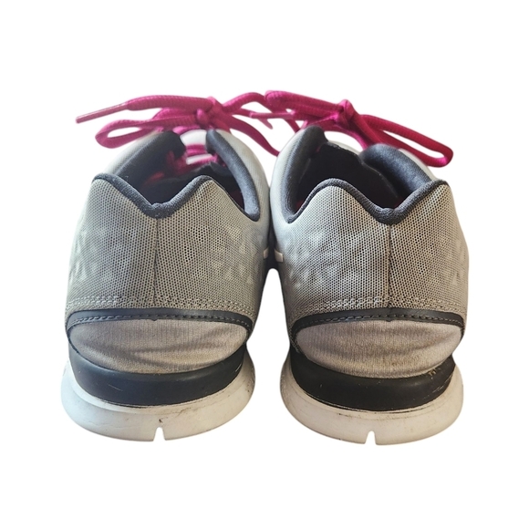 Nike Free TR Fit 3 Running Textured Gray Pink Tennis Shoes Sneakers Women's 8.5 - Picture 5 of 9